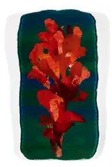 Duilio (Dubé) Barnabé, Untitled, Reverse painted glass