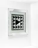 Giacomo Barbini, 'Vanesio', 2018, Engraving on mirrored glass, bevelled and hammered on silvered glass