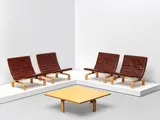 Poul Kjærholm, Pair of easy chairs, model no. PK 27, designed 1971, produced 1972-1976