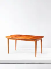 Large extendable dining table, model no. 947, designed circa 1940, produced 1950s by Josef Frank, Mahogany, birch, offered Oct 2020