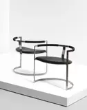Preben Fabricius and Jørgen Kastholm, Pair of 'Sculpture' chairs model no. BO-591, designed 1964