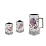 Edward C. Moore For Tiffany & Co, Pitcher and Pair of Beakers