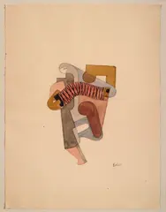 Maurice Estève, Danseur à l'Accordéon