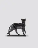 Alexandre Kelety, Chat Debout, bronze with black patina