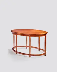 André Groult, Pedestal Table, cherry wood