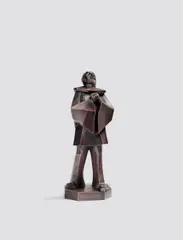 Le Pierrot by Ferdinand Parpan, bronze with brown patina, of and edition of eight, offered Dec 2020