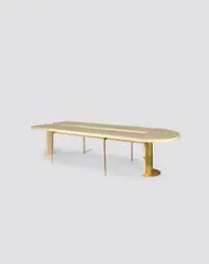 Félix Aublet, Dining Table and Pair of Consoles