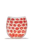Massimo Nordio, Vase, blown glass internally decorated and with wheel carved surface, engraved 'Massimo Nordio 2008'