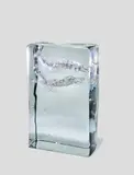 Alfredo Barbini, Aquarium Block Crayfish Sculpture, internally decorated glass, engraved 'A Barbini'