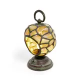 Turtleback Diver's Desk Lamp by Tiffany Studios, turtleback tile, patinated bronze, sold Sep 2020