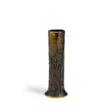 Tiffany Studios, Rare Vase, enameled copper, stamped 'SG97 LCT'