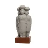 Mimi Murphey, Figural Group on Stand, stoneware, wood
