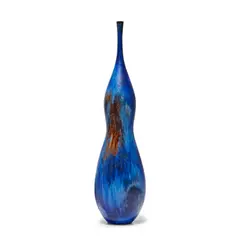 Large Vase by Guerrino Tramonti, glazed porcelain, glaze mark 'TRA FAE', offered Sep 2020