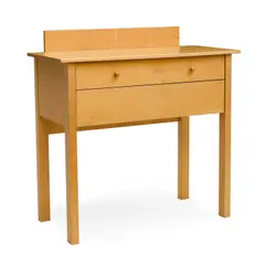 Serving Table by Roy McMakin, for Domestic Furniture Company, maple, with manufacturer's label within the lower drawer, sold Sep 2020