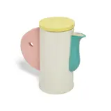 Peter Shire, Teapot with Lid, glazed earthenware, stamped 'MADE IN ECHO PARK' and '1978 A