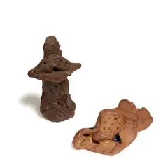 Two Ceramic Sculptures by Emerson Woelffer, Two Ceramic Sculptures, offered Sep 2020