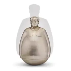 Zheng Lu, Mao Never Down, stainless steel, edition 1/8, signed in Chinese, dated and numbered
