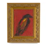 Hunt Slonem, Rabbit & Bird (Two Works)