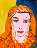 Hunt Slonem, Portrait of Monique van Vooren