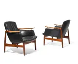 Finn Juhl, Pair of NV-53 Easy Chairs