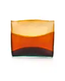Laura Diaz De Santillana, Flag 36, blown glass, engraved 'Laura de Santillana 2005'