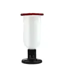 Ettore Sottsass, Prototype Vase, opaque and translucent glass, engraved 'Sottsass for Vistosi, Prova'