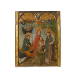 Spanish School, The calling of St. Peter Property from the Collection of Edward and Mildred Lewis, tempera on panel