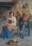 Eugenio Zampighi, Serenading the village cat