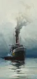 Sydney Laurence, Ship at full steam