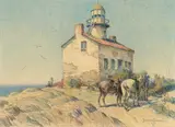 Joe Duncan Gleason, Old Spanish Lighthouse, Point Loma, San Diego