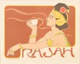 Henri Georges J. I. Meunier, Cafe Rajah, Les Maitres de l'Affiche, (Plate 156), 1899, Lithograph in colors, on wove paper