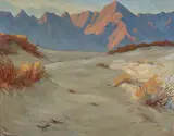 Jean Mannheim, Point Happy (La Quinta, California), oil on canvas
