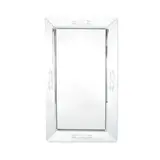 Philippe Starck, Fiam Mirror, mirrored glass, steel, engraved in lower right corner 'STARCK'