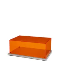 Custom Coffee Table by Philippe Starck, acrylic, chrome plated metal, nylon, sold Nov 2019
