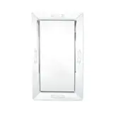 Philippe Starck, Fiam Mirror, mirrored glass, steel, engraved in lower right corner 'STARCK'