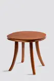 Alexandre Noll, Occasional Table, mahogany, carved 'ANOLL'