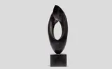Alexandre Noll, Sculpture (Untitled), ebony, carved 'ANOLL'