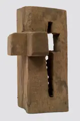 Cross Study by Alexandre Noll, elm, carved, sold Dec 2019