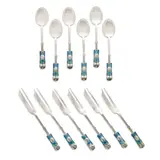 Archibald Knox, Set of Dessert Spoons and Forks