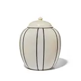 Atelier Pomone, Lidded Jar, for Bon Marché, edition by Samara, glazed ceramic, stamped