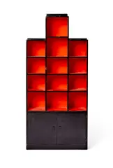 Skyscraper Bookcase by Paul Theodore Frankl, designed 1926, for Frankl Galleries, lacquered wood, sold May 2020