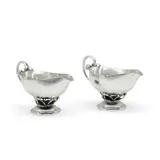 Georg Jensen, Pair of Rosebud Cream Jugs