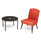 William Haines, Custom Side Table and Slipper Chair