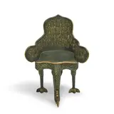 Tony Duquette, Custom Peacock Chair