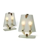 Pietro Chiesa, Rare Pair of Table Lamps