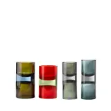 Antonio da Ros, Group of Four Rare Clessidra Cilindrica Vases