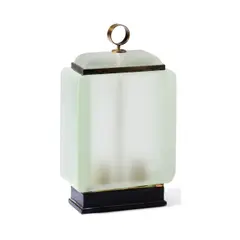 Table Lamp by Pietro Chiesa, for Fontana Arte, acid frosted glass, brass, sold May 2020
