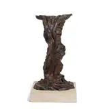 Bryan Hunt, Plunge Study, patinated bronze, incised 'B
