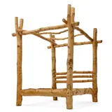 Mimi London, Birch Bed, stained birch finished wood