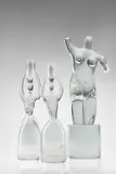 Vetreria Gino Cenedese, Rare Figurina Reggicandela con Bolle